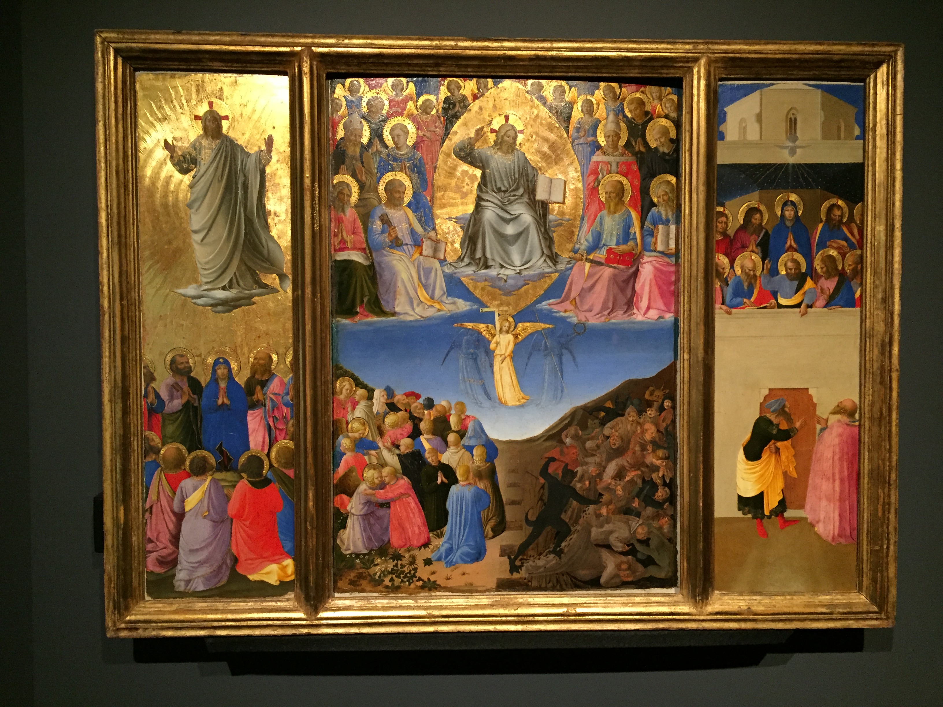 Fra Angelico Heaven On Earth Exhibition Part 2 Ascension Pentecost The Last Judgement The Fra Angelico Institute For Sacred Art